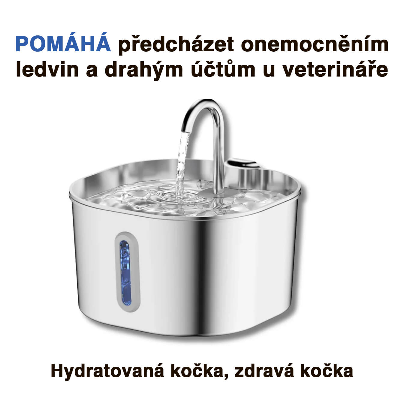 Furrient Nerezová Fontánka Pre Mačky