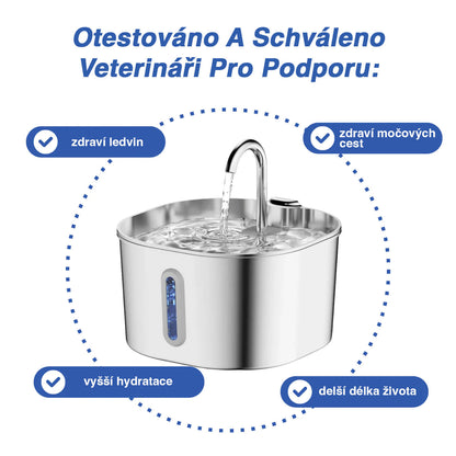 Furrient Nerezová Fontánka Pre Mačky